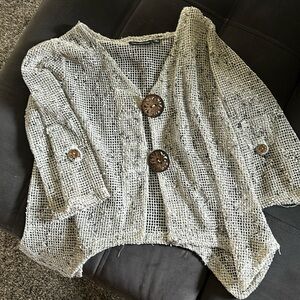 Swim coverup top! Nina Leonard! Size M